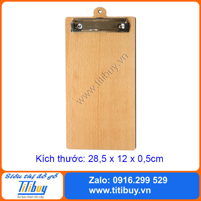 Bảng gỗ menu, bìa kẹp bill A5-NVB6354